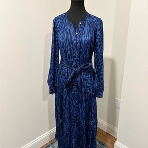 Kobi Halperin Elegant Blue Patterned Dress size XS